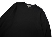 画像2: Used Banana Republic Wool High Gauge Crew Neck Knit Sweater Black (2)