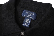 画像4: Used Brooks Brothers High Gauge Knit Polo Black (4)