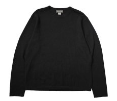 画像1: Used Banana Republic Wool High Gauge Crew Neck Knit Sweater Black (1)