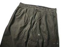 画像2: 90-00s Used Polo Ralph Lauren Pleated Chino Trouser Olive ラルフローレン (2)
