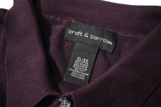 画像4: Used Croft&Barrow Cotton High Gauge Knit Polo Maroon (4)