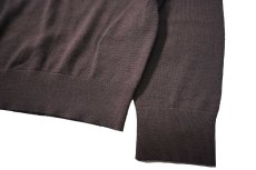 画像3: Used Calvin Klein Wool High Gauge Crew Neck Knit Sweater Maroon (3)