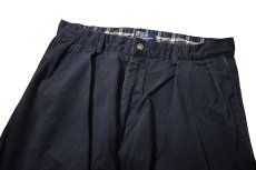 画像2: 90-00s Used Polo Ralph Lauren The Classic Golf Pants Navy made in USA ラルフローレン (2)
