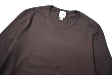 画像2: Used Calvin Klein Wool High Gauge Crew Neck Knit Sweater Maroon (2)