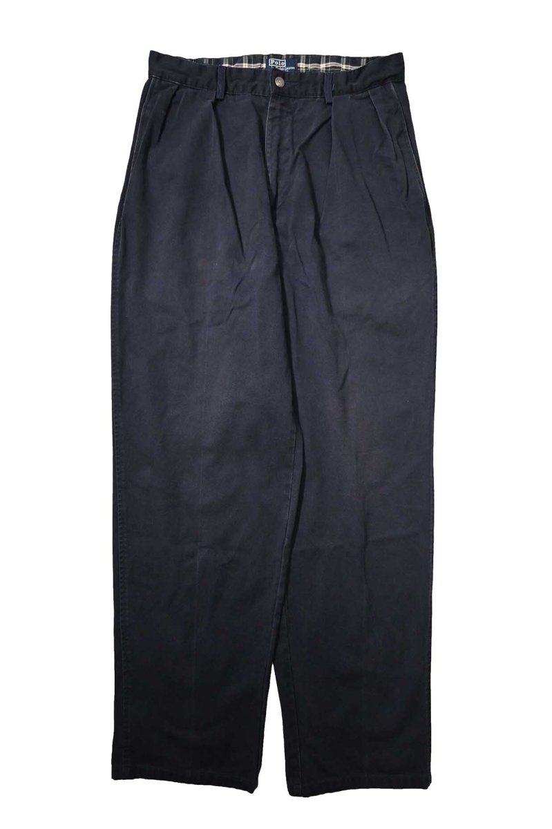 画像1: 90-00s Used Polo Ralph Lauren The Classic Golf Pants Navy made in USA ラルフローレン (1)