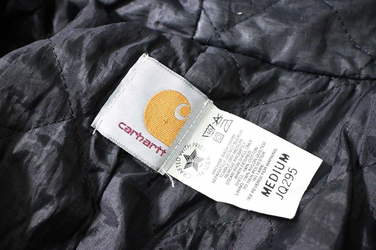 画像5: 80-90s Used Carhartt Duck Quilted Lined Active Jacket made in USA (5)