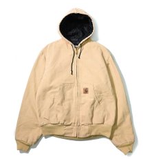 画像1: 80-90s Used Carhartt Duck Quilted Lined Active Jacket made in USA (1)