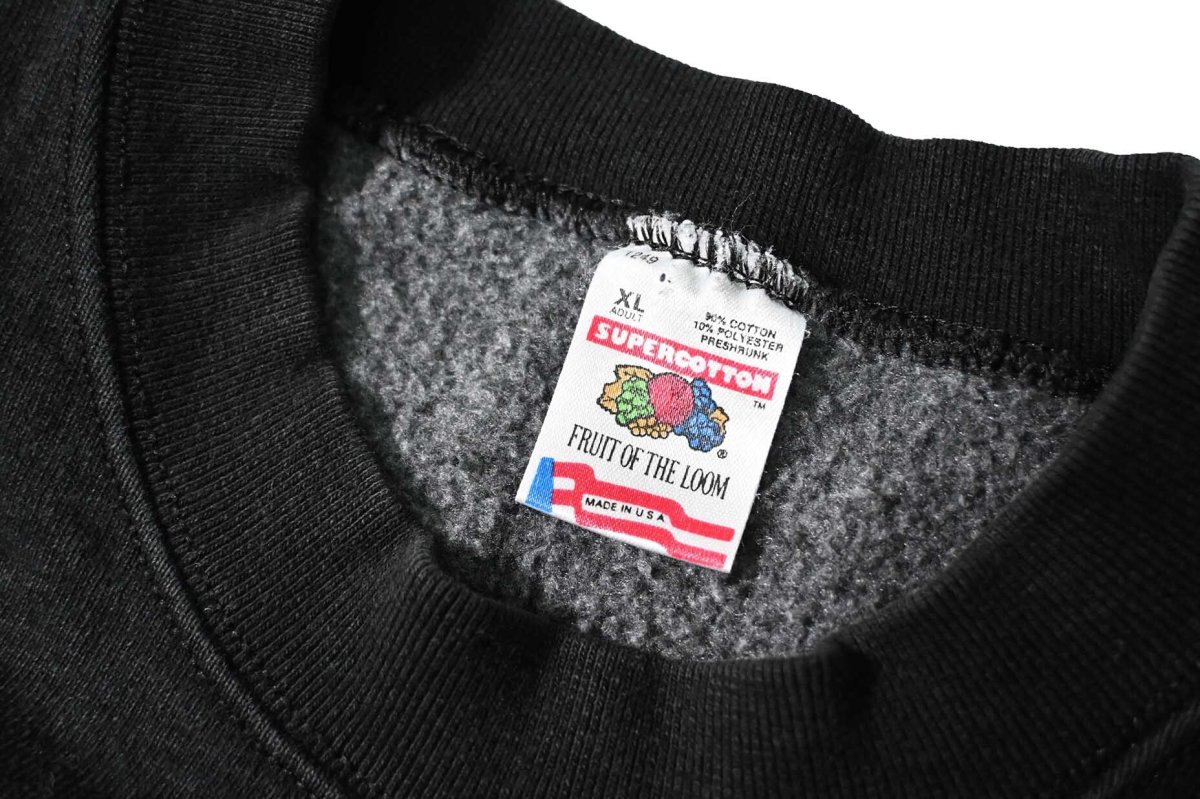 画像4: 90s Used Malcolm X Print Sweat Shirt made in USA (4)