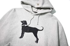 画像2: Used The Black Dog Sweat Hoodie Ash (2)