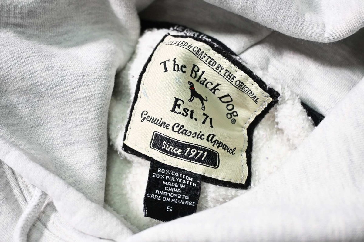 画像4: Used The Black Dog Sweat Hoodie Ash (4)