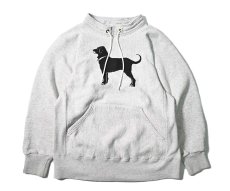 画像1: Used The Black Dog Louie Collar Sweat Shirt made in USA (1)