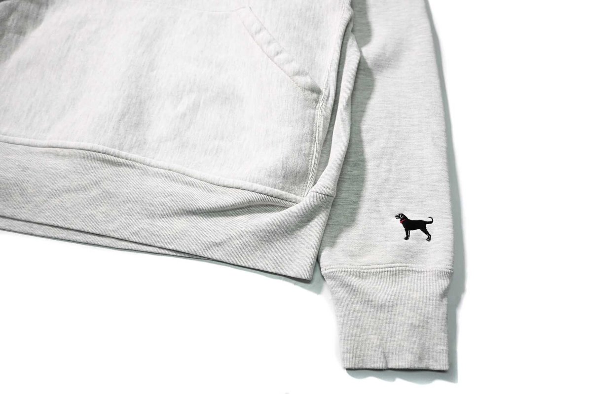 画像3: Used The Black Dog Sweat Hoodie Ash (3)