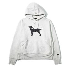 画像1: Used The Black Dog Sweat Hoodie Ash (1)