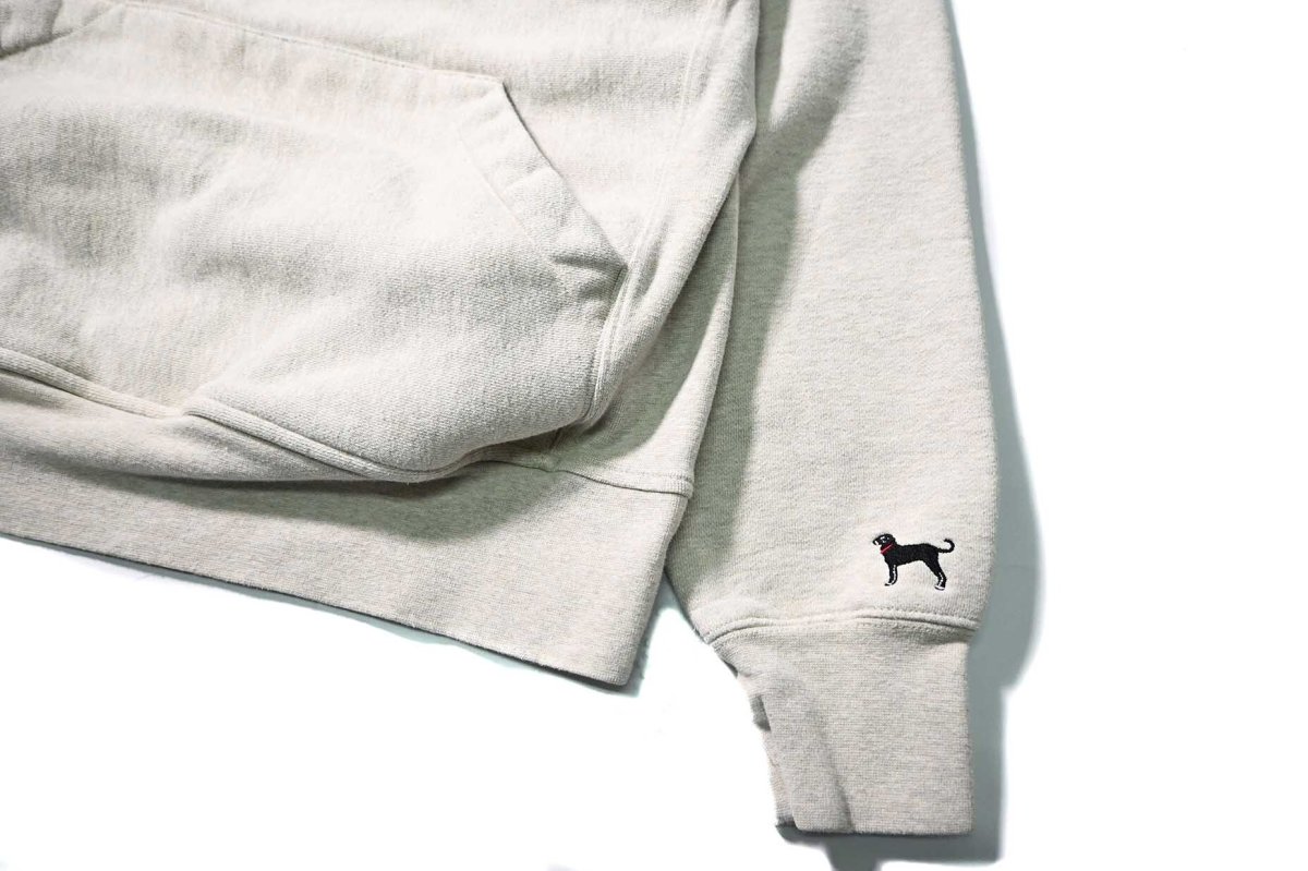 画像3: Used The Black Dog Sweat Hoodie Oatmeal (3)