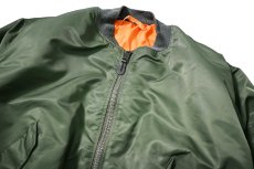 画像2: Used GREENBRIER MA-1 Flight Jacket Olive made in USA (2)