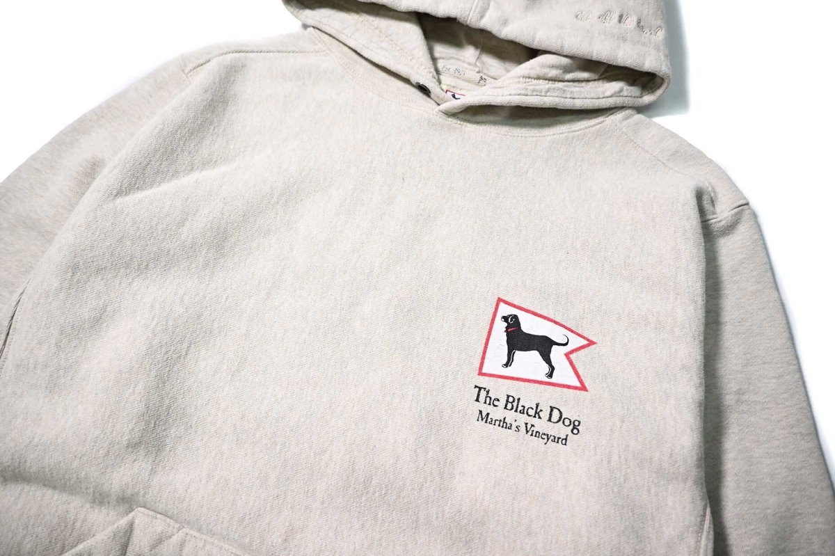 画像2: Used The Black Dog Sweat Hoodie Oatmeal (2)