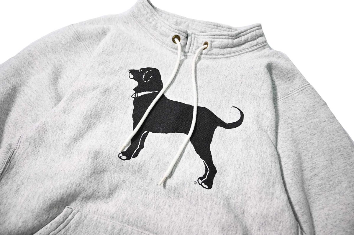 画像2: Used The Black Dog Louie Collar Sweat Shirt made in USA (2)