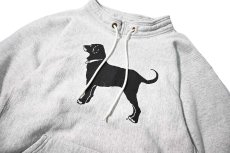 画像2: Used The Black Dog Louie Collar Sweat Shirt made in USA (2)