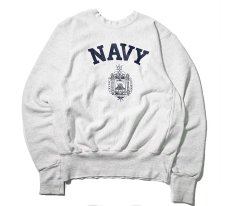 画像1: 90-00s Used USNA Sweat Shirt made in USA (1)