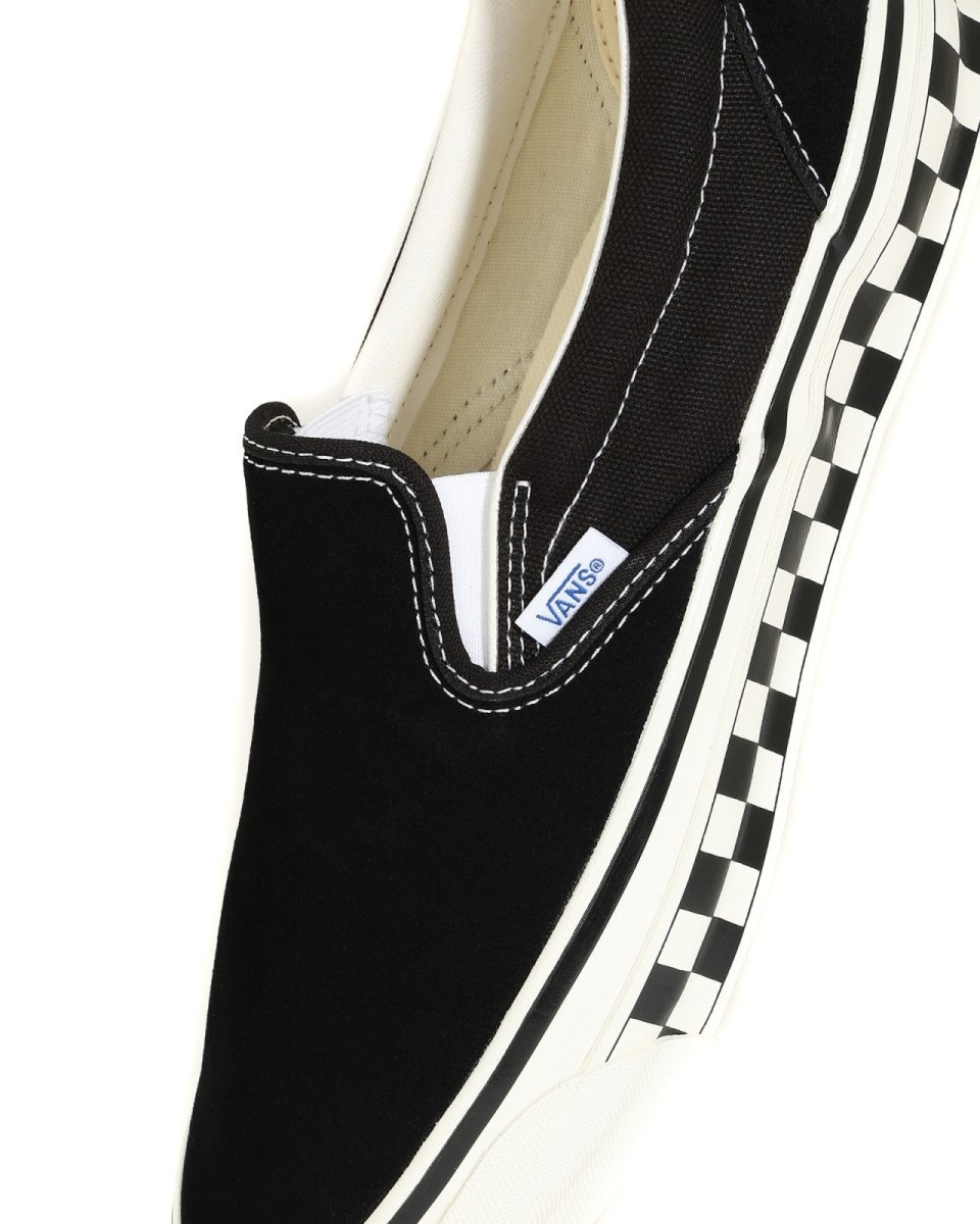画像5: VANS PREMIUM LX Classic Slip-On 98 Chckrbrd Sidewall Black/Marshmallow バンズ　 (5)