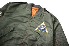 画像3: 60s Used Us Air Force  L2-B Flight Jacket Olive (3)
