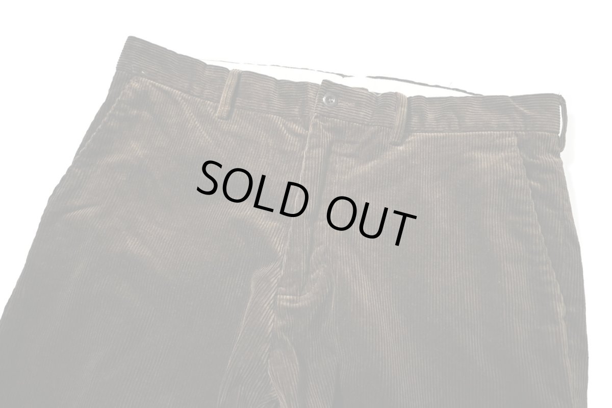 画像2: 90-00s Used Polo Ralph Lauren Corduroy Preston Pants Dark Brown ラルフローレン (2)