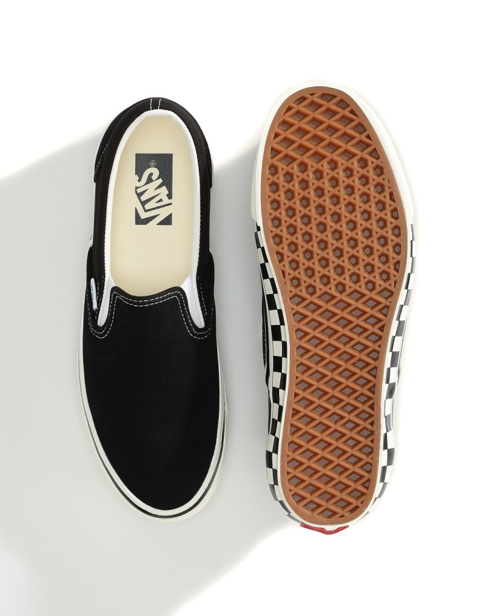画像4: VANS PREMIUM LX Classic Slip-On 98 Chckrbrd Sidewall Black/Marshmallow バンズ　 (4)