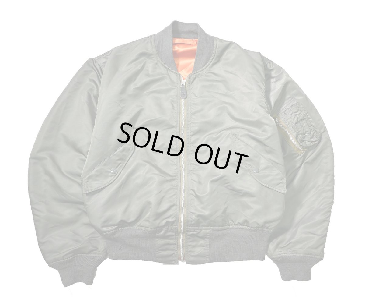 画像1: 70s Used Us Air Force Alpha Industries L2-B Flight Jacket Olive (1)