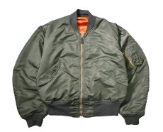 画像1: 70s Used Us Air Force Alpha Industries L2-B Flight Jacket Olive (1)
