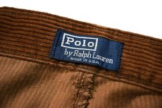 画像6: 90-00s Used Polo Ralph Lauren Corduroy Pants Brown made in USA ラルフローレン (6)