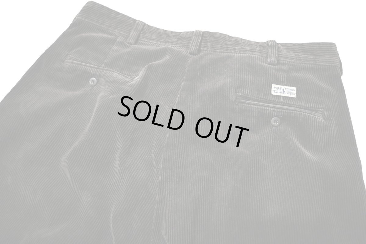 画像4: 90-00s Used Polo Ralph Lauren Corduroy Andrew Pants Charcoal ラルフローレン (4)