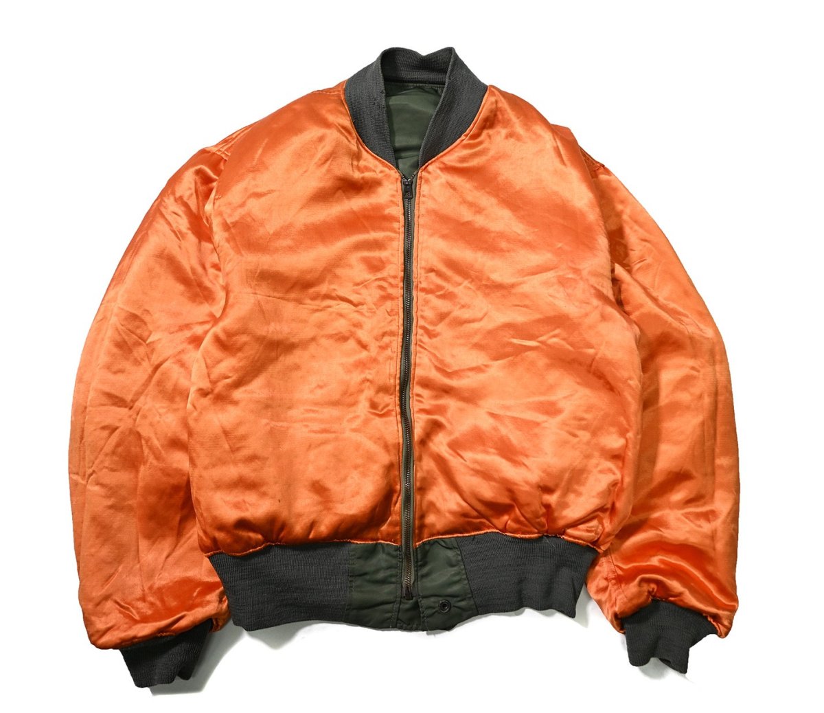 画像6: 60s Used Us Air Force  L2-B Flight Jacket Olive (6)