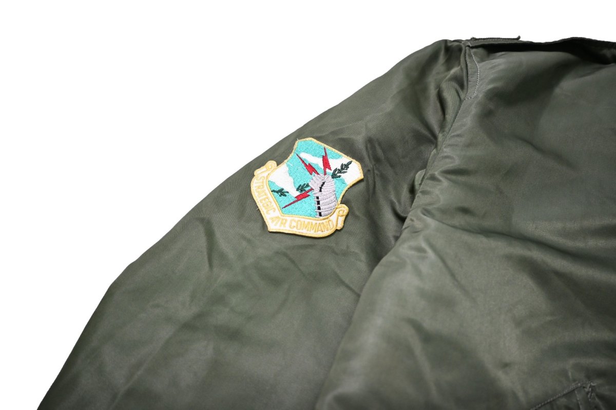 画像5: 60s Used Us Air Force  L2-B Flight Jacket Olive (5)