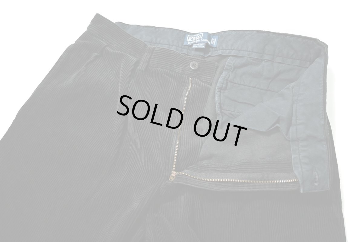 画像5: 90-00s Used Polo Ralph Lauren Corduroy Andrew Pants Black ラルフローレン (5)