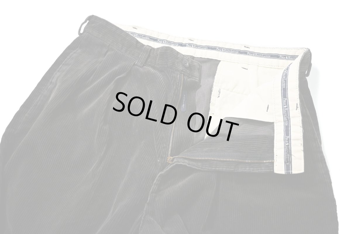 画像5: 90-00s Used Polo Ralph Lauren Corduroy Andrew Pants Charcoal ラルフローレン (5)