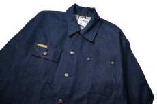 画像3: Prison Blues Denim Yard Coat Rigid Blue プリズンブルース (3)