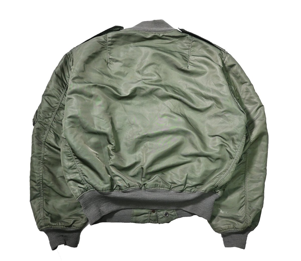 画像2: 60s Used Us Air Force  L2-B Flight Jacket Olive (2)