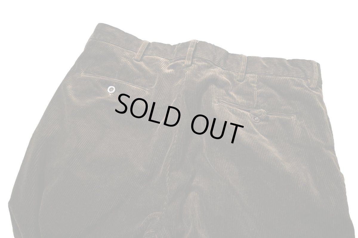 画像4: 90-00s Used Polo Ralph Lauren Corduroy Preston Pants Dark Brown ラルフローレン (4)