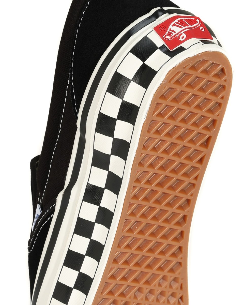 画像6: VANS PREMIUM LX Classic Slip-On 98 Chckrbrd Sidewall Black/Marshmallow バンズ　 (6)