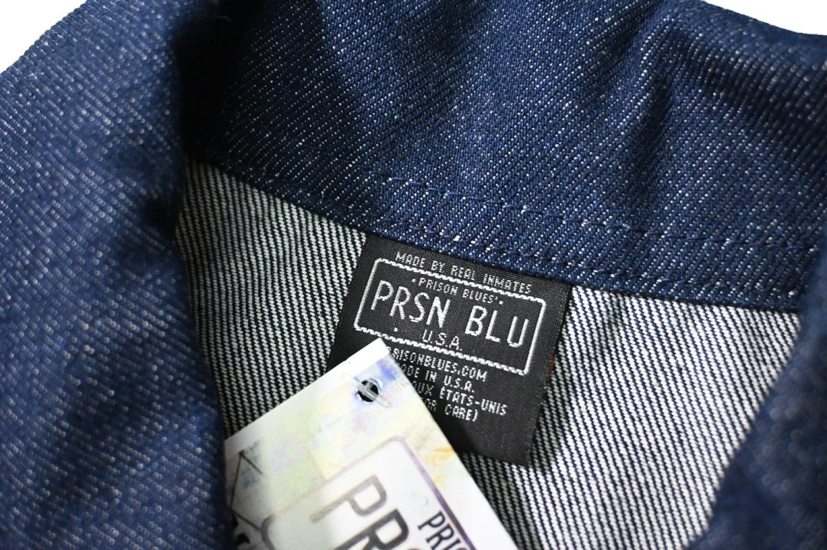 画像5: Prison Blues Denim Yard Coat Rigid Blue プリズンブルース (5)