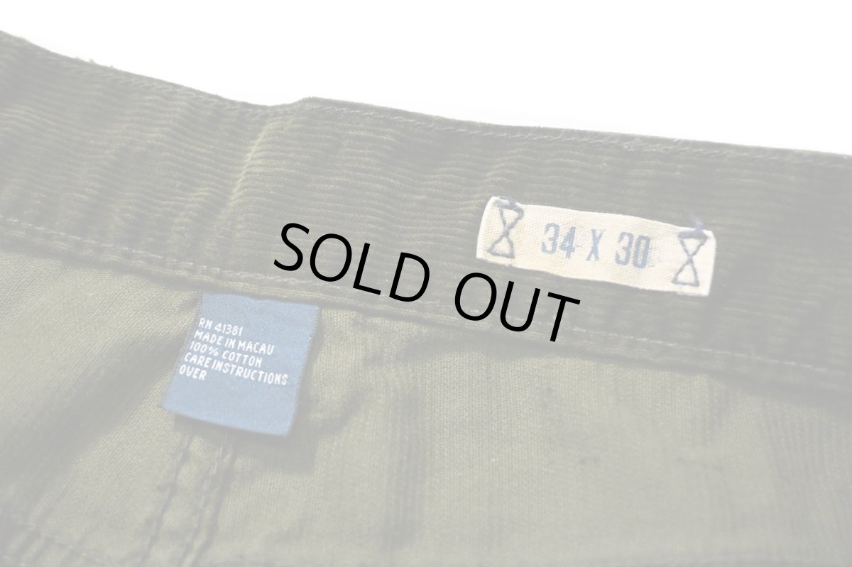 画像7: 90-00s Used Polo Ralph Lauren Corduroy Pants Boot Cut Olive ラルフローレン (7)