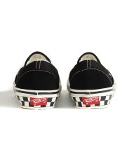 画像3: VANS PREMIUM LX Classic Slip-On 98 Chckrbrd Sidewall Black/Marshmallow バンズ　 (3)