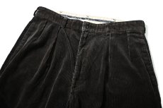 画像2: 90-00s Used Polo Ralph Lauren Corduroy Andrew Pants Charcoal ラルフローレン (2)