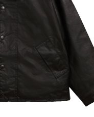 画像4: Barbour Transport Waxed Jacket Black バブアー (4)