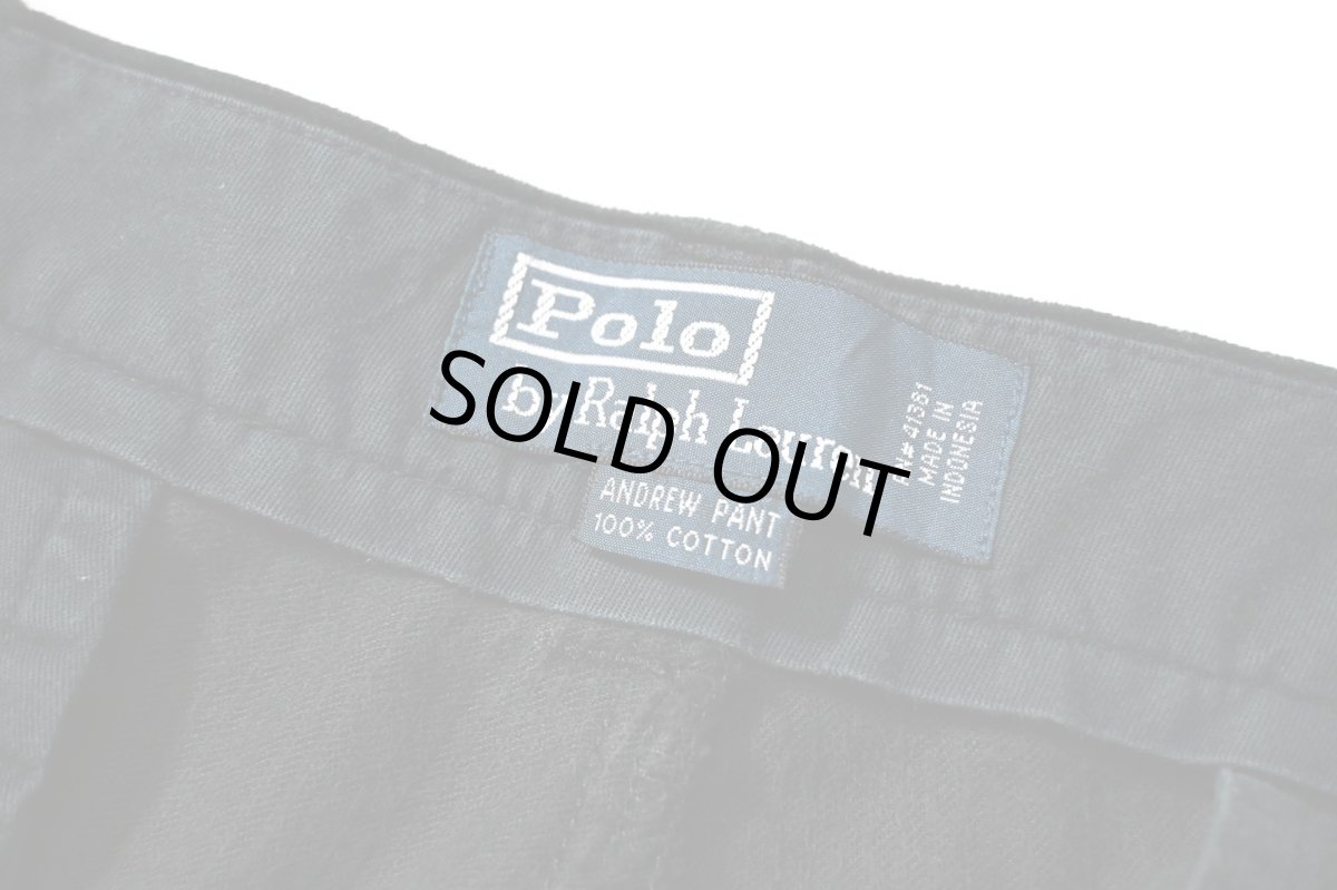 画像6: 90-00s Used Polo Ralph Lauren Corduroy Andrew Pants Black ラルフローレン (6)