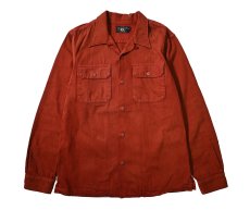 画像1: Used RRL Ralph Lauren Open Collar Shirt (1)