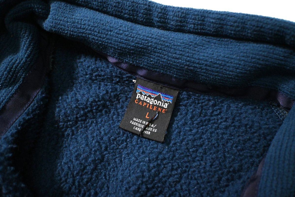 画像4: 90-00s Used patagonia Capilene Fleece Pullover made in USA  パタゴニア (4)