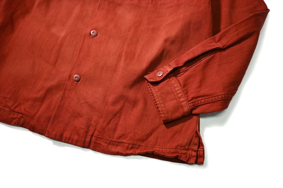 画像3: Used RRL Ralph Lauren Open Collar Shirt (3)