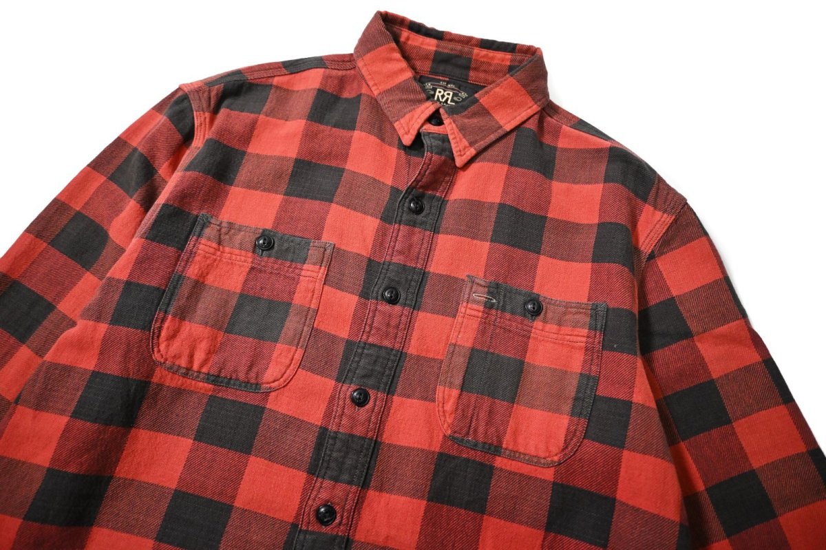 画像2: Used RRL Ralph Lauren Flannel Shirt (2)