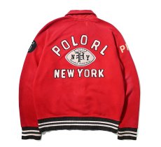 画像2: Used Polo Ralph Lauren Sweat Varsity Jacket (2)